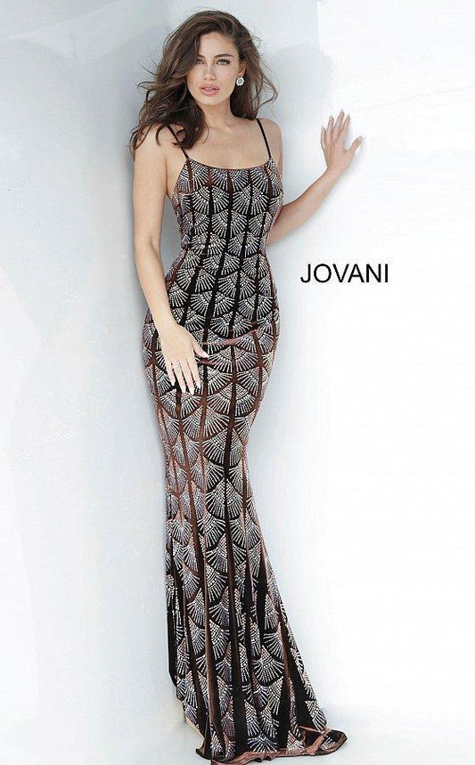 JVN By Jovani Long Formal Velvet Dress JVN00993 - The Dress Outlet Jovani