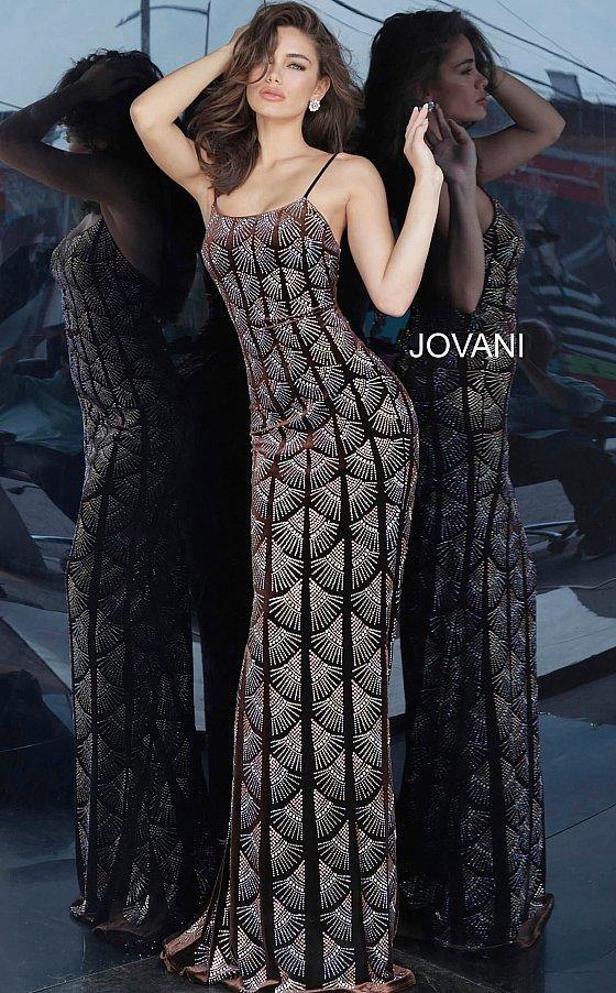 JVN By Jovani Long Formal Velvet Dress JVN00993 - The Dress Outlet Jovani