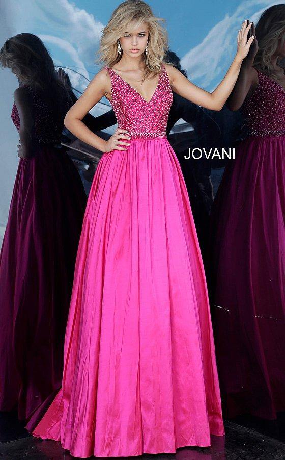 JVN By Jovani Long Formal Prom Dress JVN02060 - The Dress Outlet Jovani