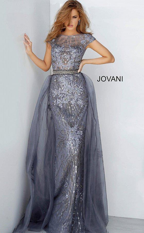 JVN By Jovani Long Formal Evening Dress JVN02327 - The Dress Outlet Jovani