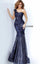 JVN By Jovani Long One Shoulder Prom Gown JVN02445 - The Dress Outlet Jovani
