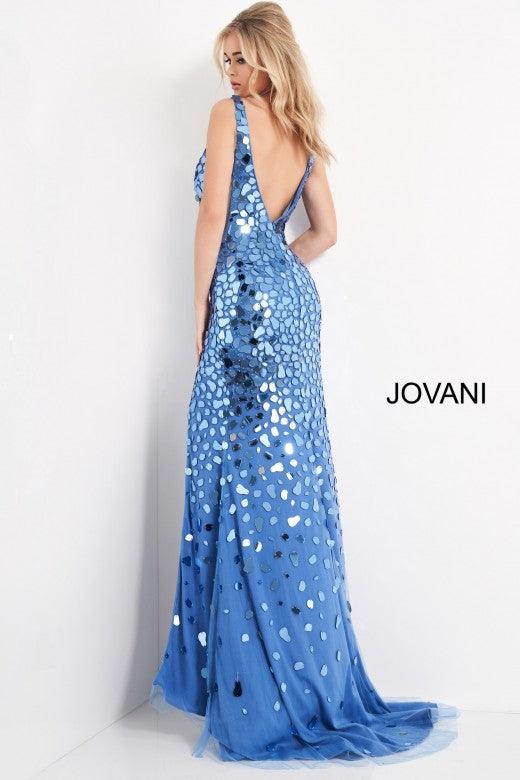 Jovani Long Sleeveless Prom Dress 02479 - The Dress Outlet