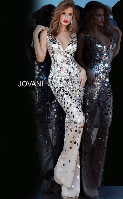 JVN By Jovani Long Formal Prom Jumpsuit JVN02507 - The Dress Outlet Jovani