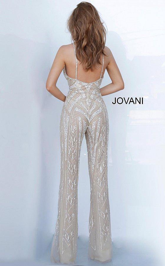 Style FSWB0015 Faeriesty Size S Prom Sheer White Formal Jumpsuit on Queenly
