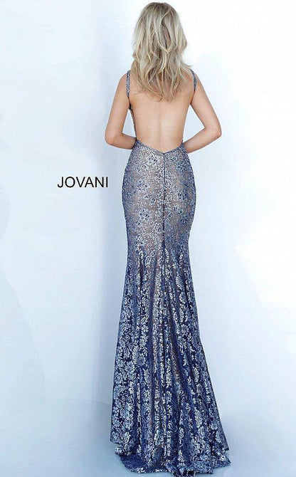 JVN By Jovani Long Formal Metallic Dress JVN02906 - The Dress Outlet Jovani