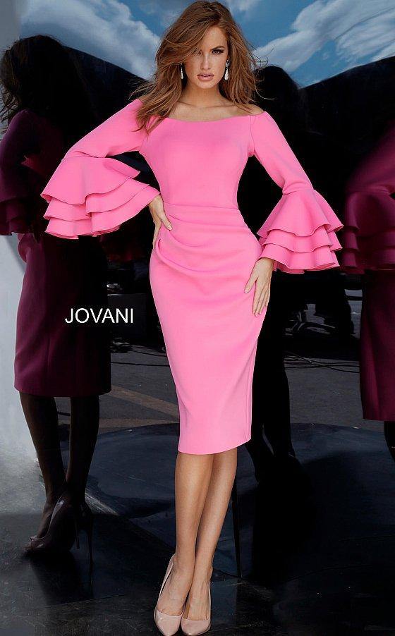Jovani 02992 Off Shoulder Short Dress