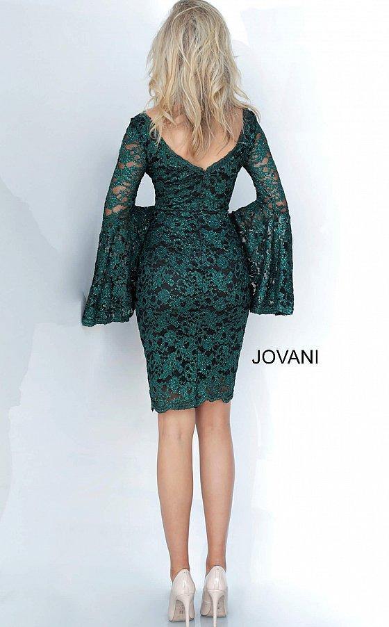 Jovani 03351 Short Cocktail Lace Dress