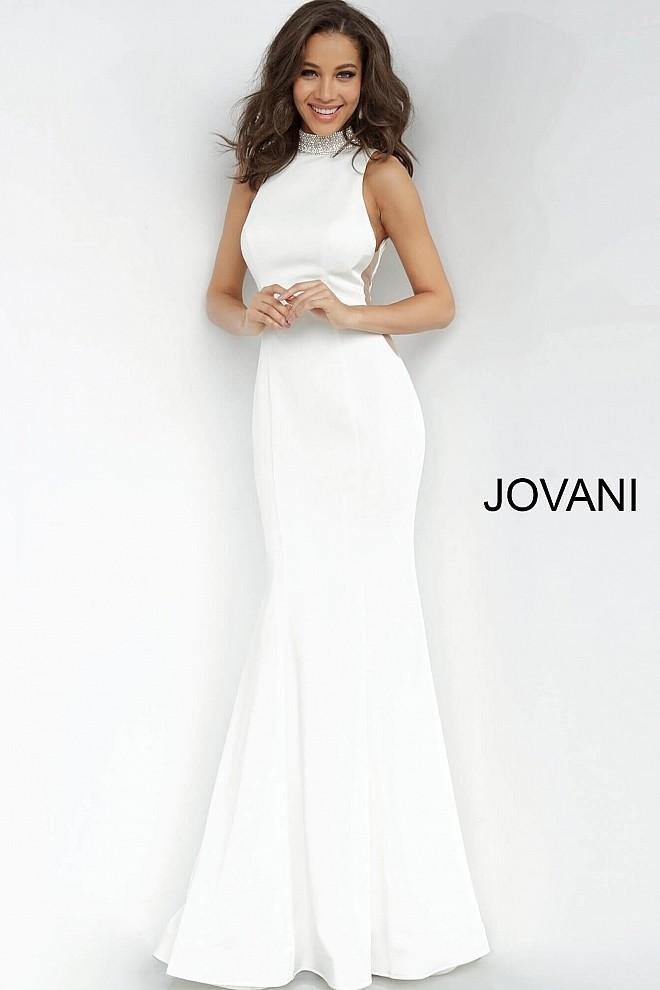 Jovani Long Wedding Dress JVN1005 - The Dress Outlet