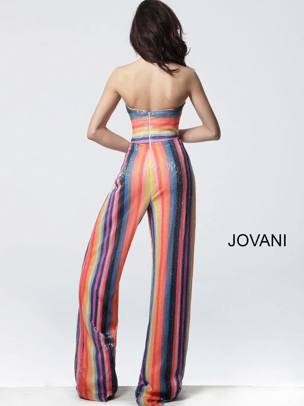 Jovani Strapless Formal Jumpsuit JVN1075 - The Dress Outlet