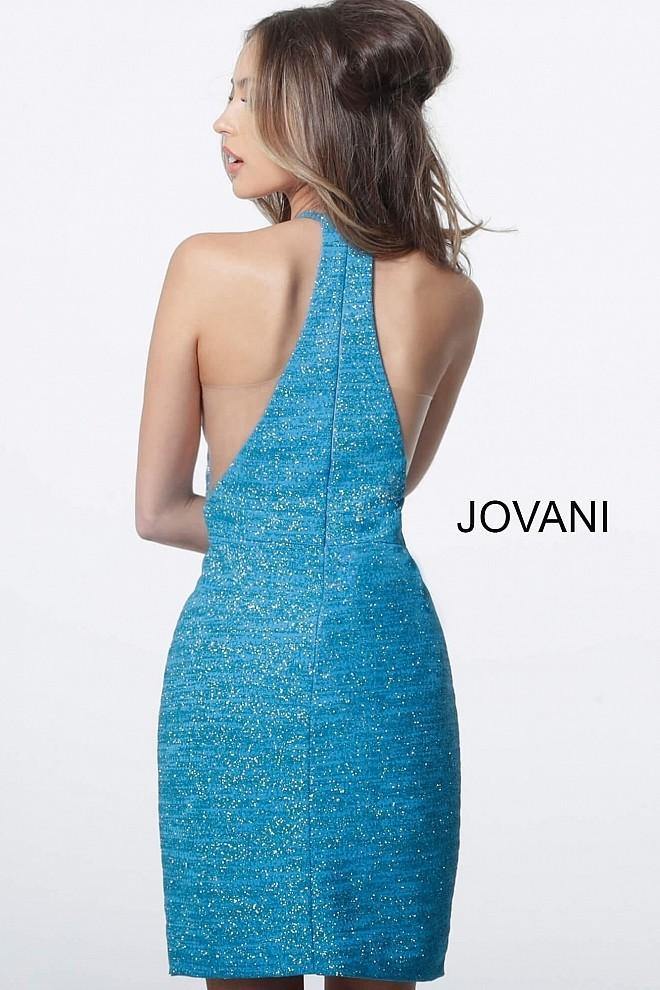 Jovani  Racerback Short Party Dress JVN1202 - The Dress Outlet