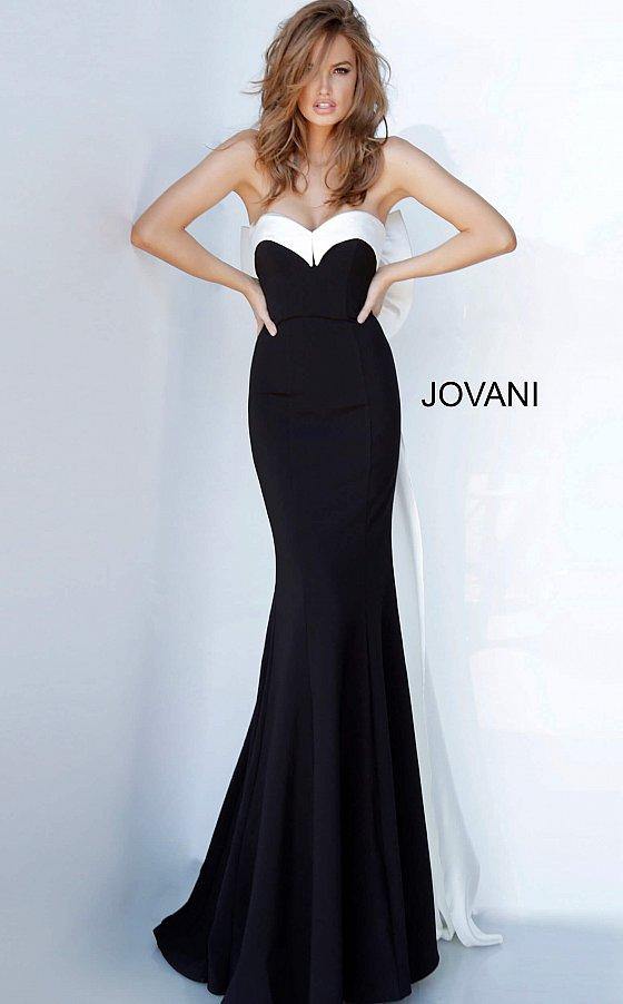 Jovani 12020 Long Strapless Prom Dress