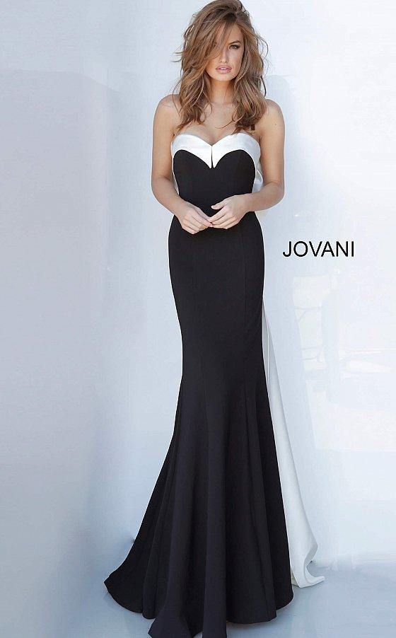 Jovani 12020 Long Strapless Prom Dress