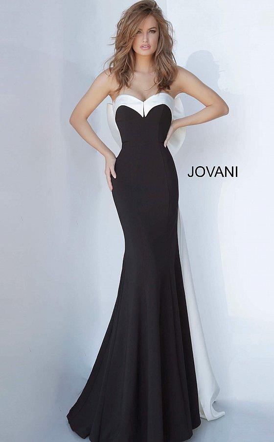 Jovani 12020 Long Strapless Prom Dress