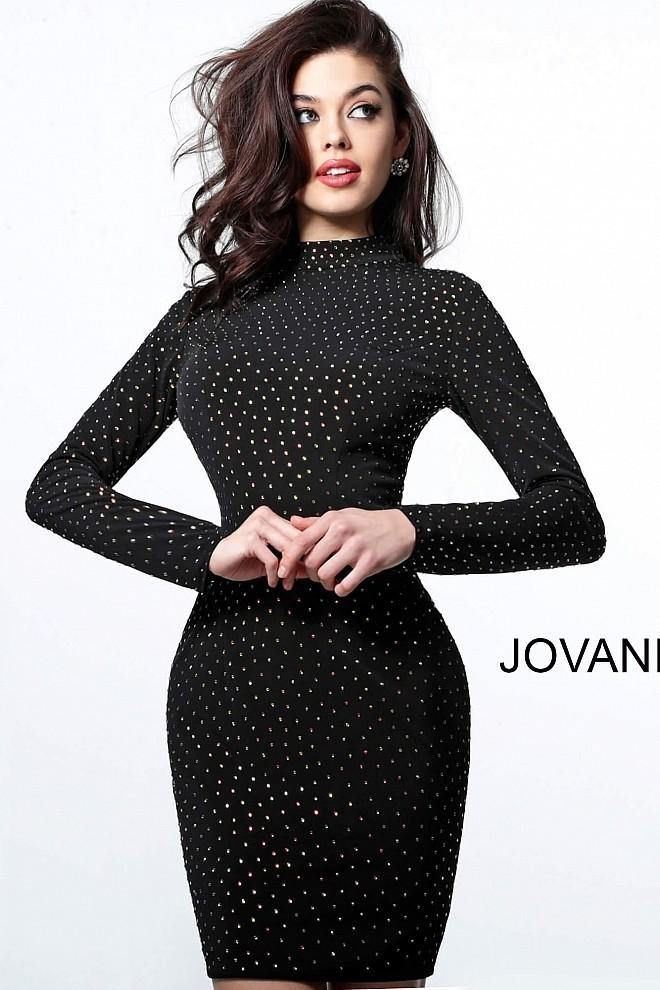 Jovani Short Dress Cocktail JVN1460 - The Dress Outlet