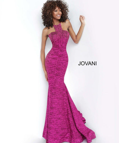 Jovani Long Glitter Prom Dress JVN1559 - The Dress Outlet