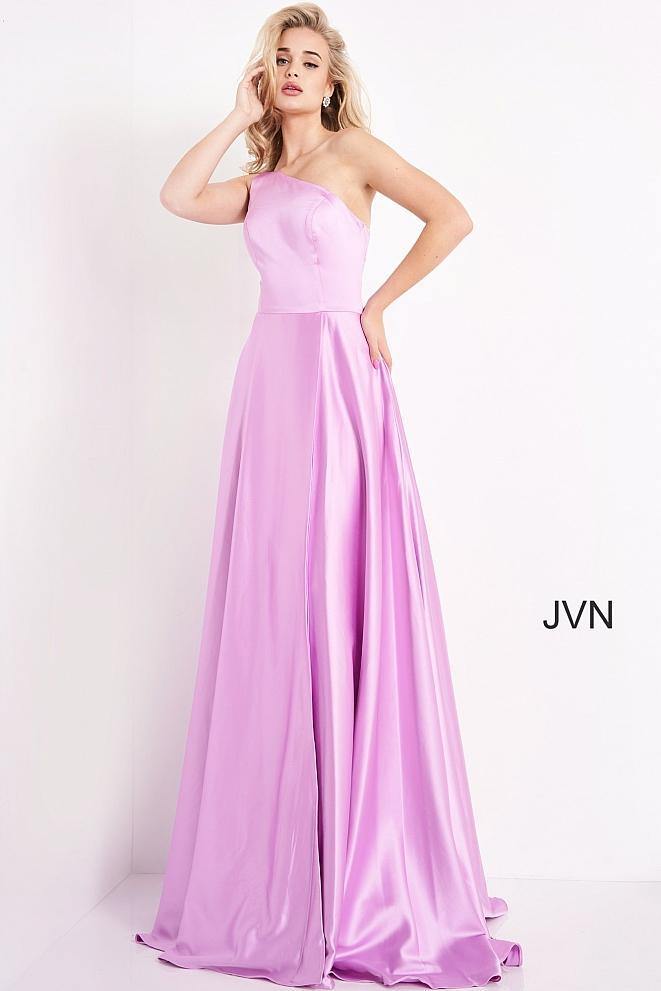 Jovani Prom Long Satin Dress JVN1766 - The Dress Outlet