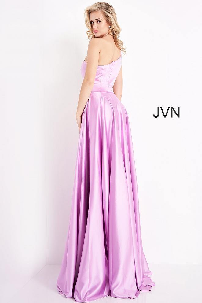 Jovani Prom Long Satin Dress JVN1766 - The Dress Outlet