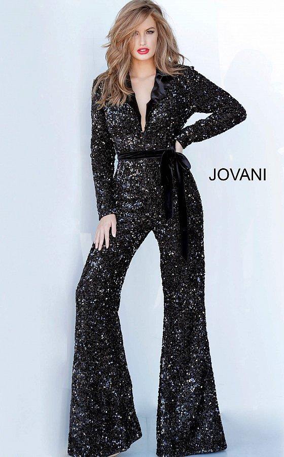 JVN By Jovani Long Formal Jumpsuit JVN1931 - The Dress Outlet Jovani
