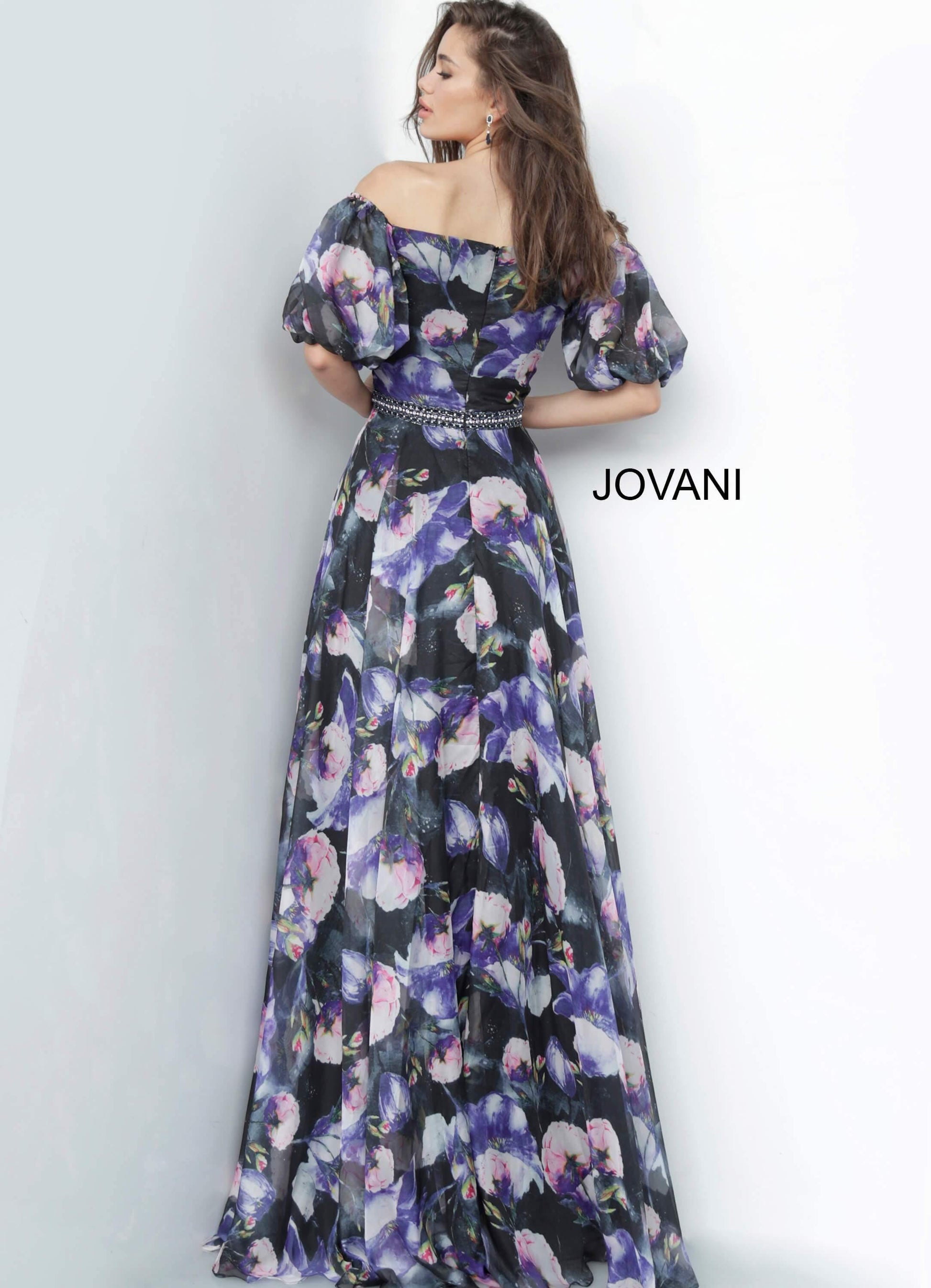 Jovani 2022 Long Formal Floral Dress