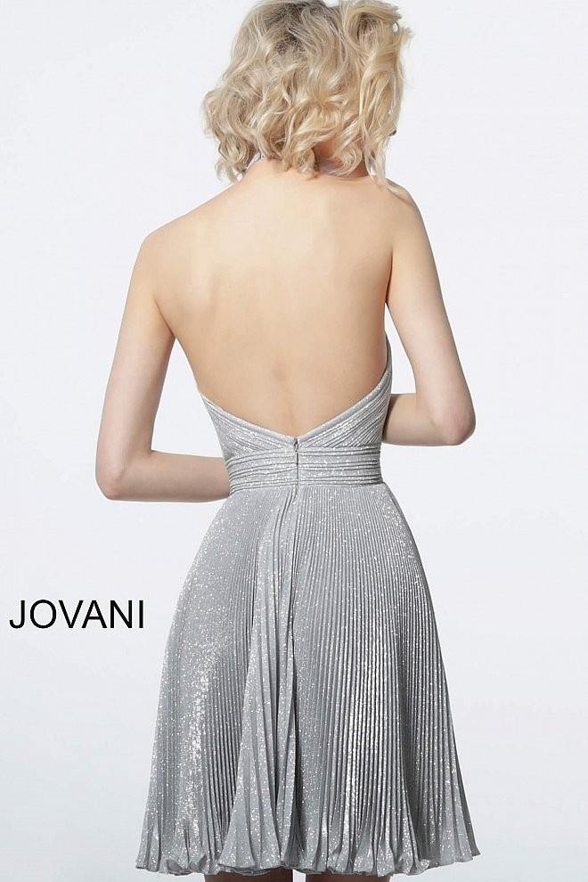 Jovani Halter Strap Cocktail Dress Prom JVN2087 - The Dress Outlet