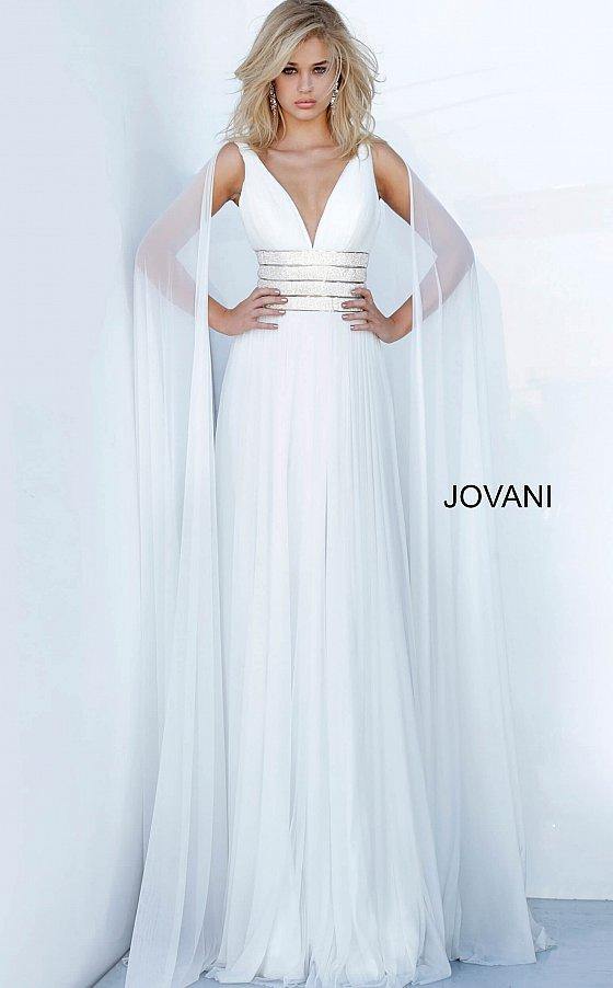 JVN By Jovani Long Wedding Dress JVN2969 - The Dress Outlet Jovani
