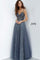 JVN By Jovani Long  Formal Prom Dress JVN2550 Grey - The Dress Outlet Jovani