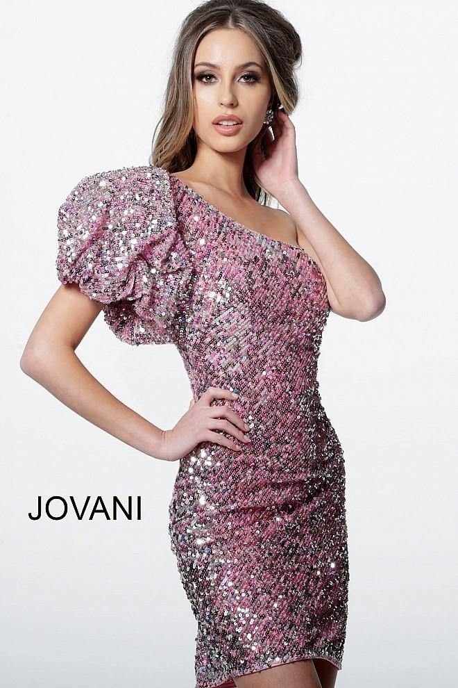 Jovani Sexy Fitted Short Prom Dress JVN2921 - The Dress Outlet