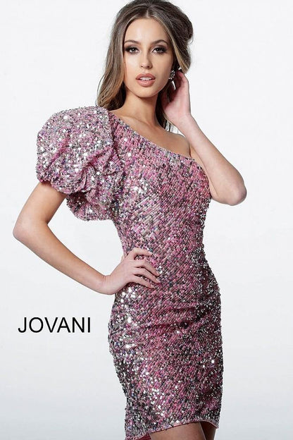 Jovani Sexy Fitted Short Prom Dress JVN2921 - The Dress Outlet