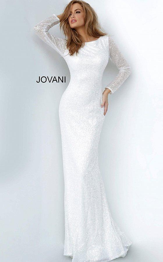 JVN By Jovani Long Wedding Dress JVN2927 - The Dress Outlet Jovani