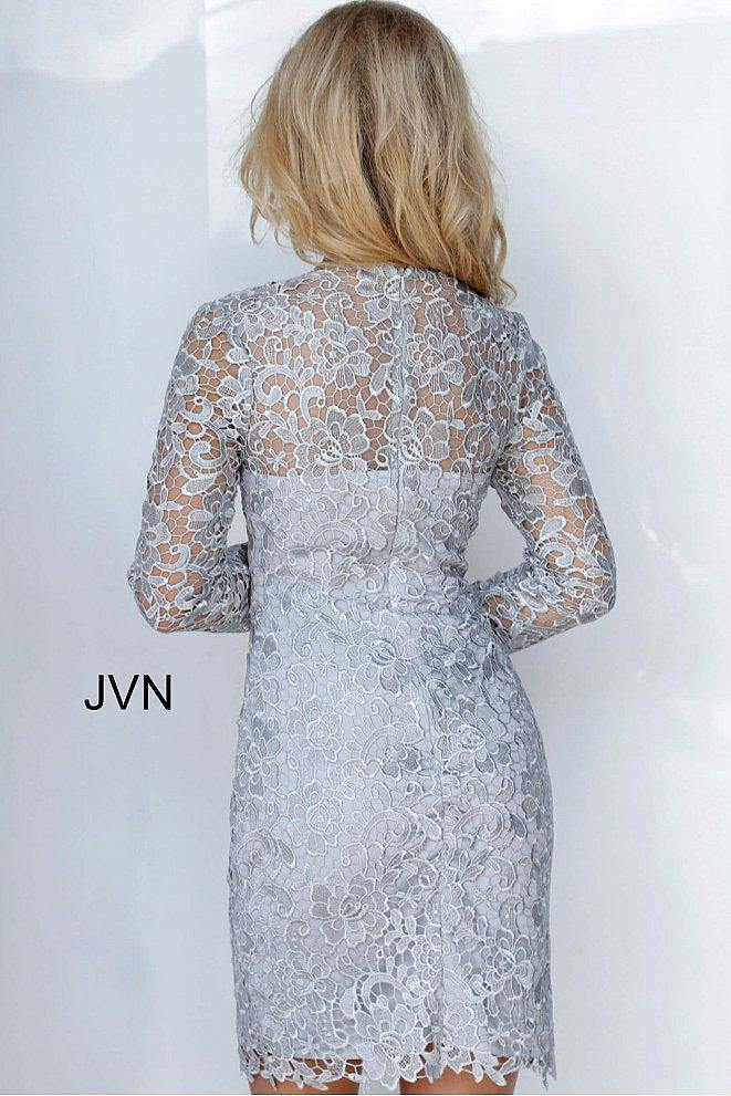 Jovani 3217 Short Cocktail Lace Dress