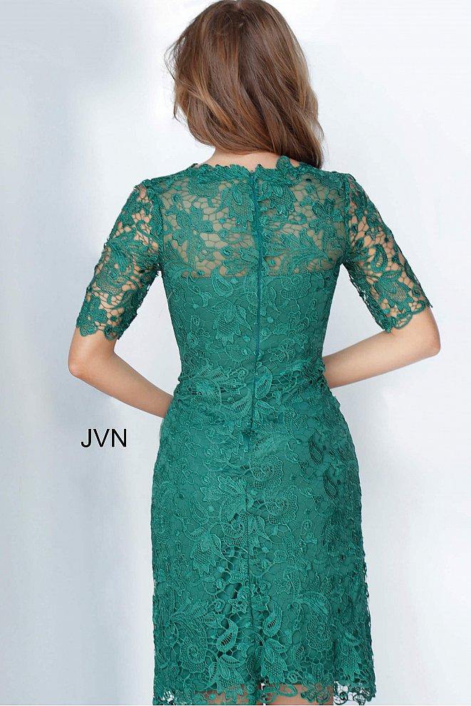 Jovani 3218 Short Cocktail Lace Dress
