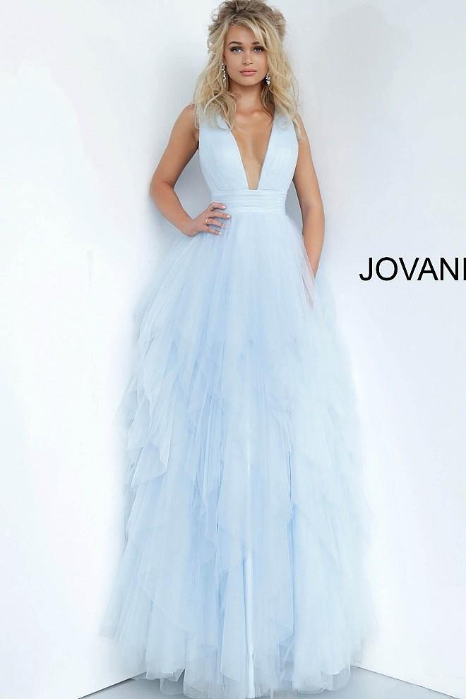 JVN By Jovani Long Formal Prom Ball Gown JVN3928 - The Dress Outlet Jovani