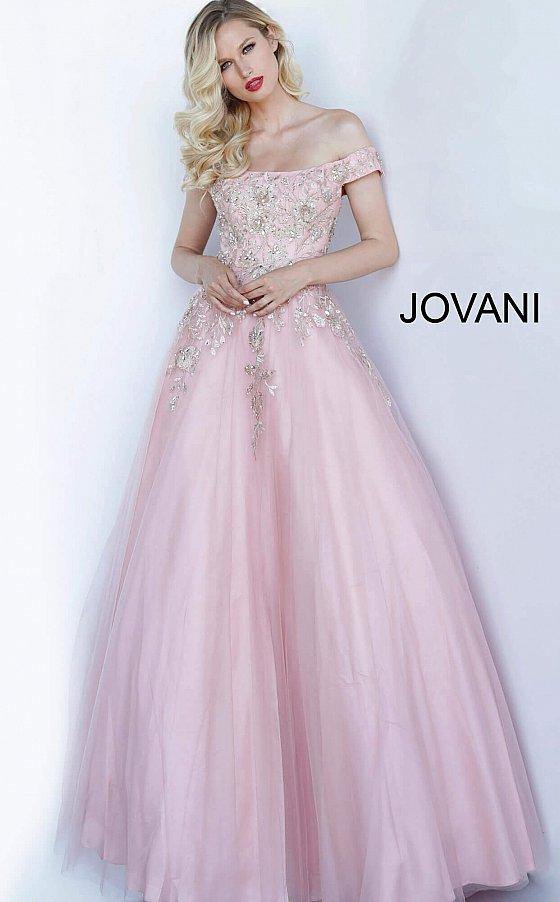 JVN By Jovani Long Formal Prom Ball Gown JVN3929 - The Dress Outlet Jovani