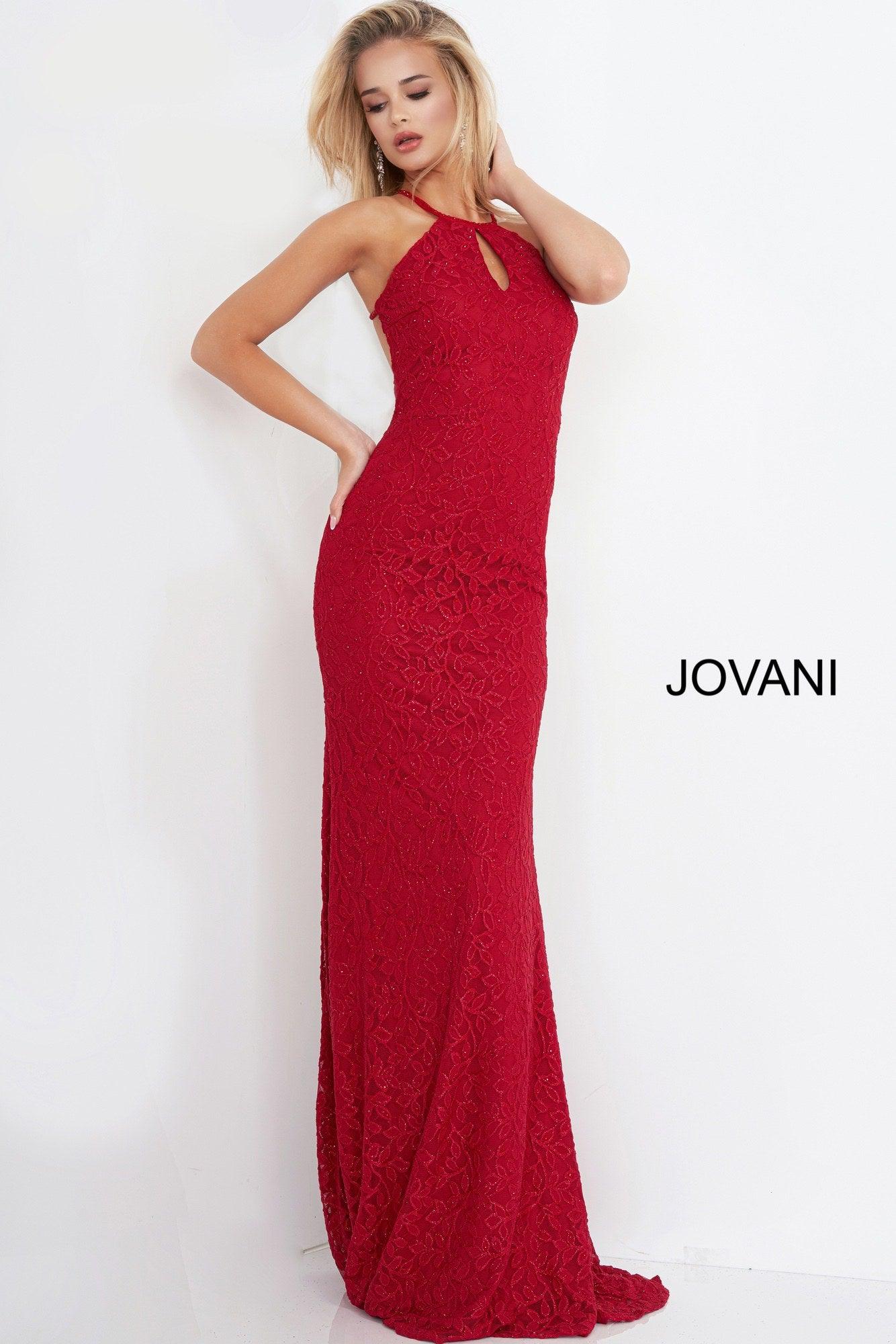 Jovani 4032 Long Formal Lace Prom Dress