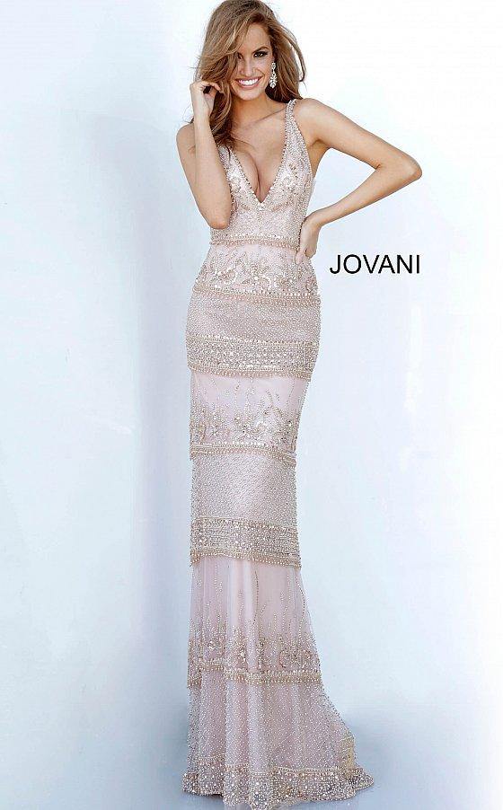 Jovani 4099 Long Sleeveless Formal Dress
