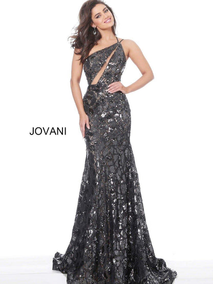 Jovani Long Sexy Fitted Dress Prom JVN4553 - The Dress Outlet