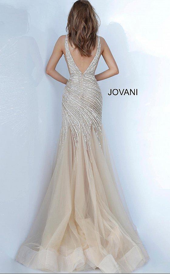 Jovani 4741 Long Formal Beaded Prom Dress
