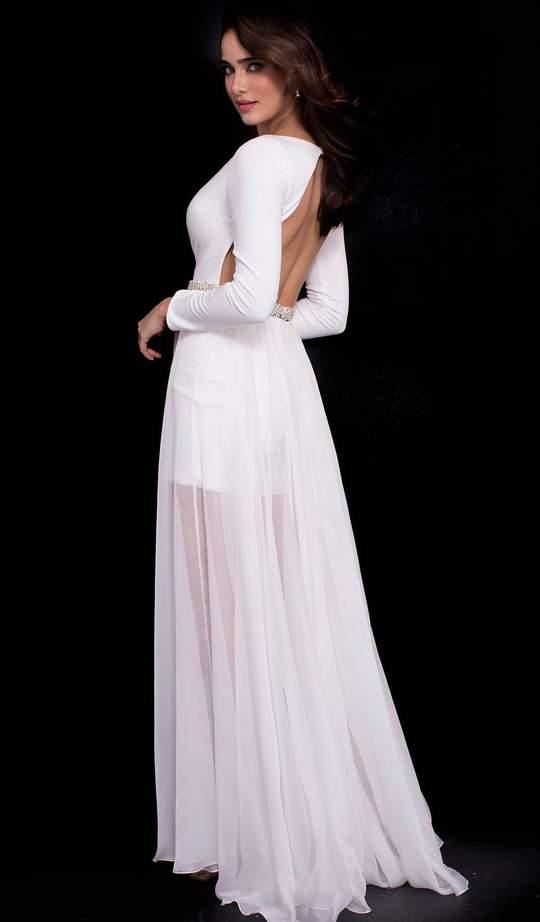 Jovani 49266 Long Wedding Dress