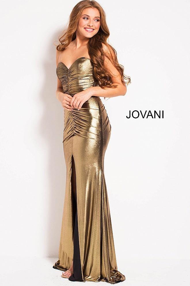 Jovani Long Sexy Fitted Dress Prom JVN51552 - The Dress Outlet