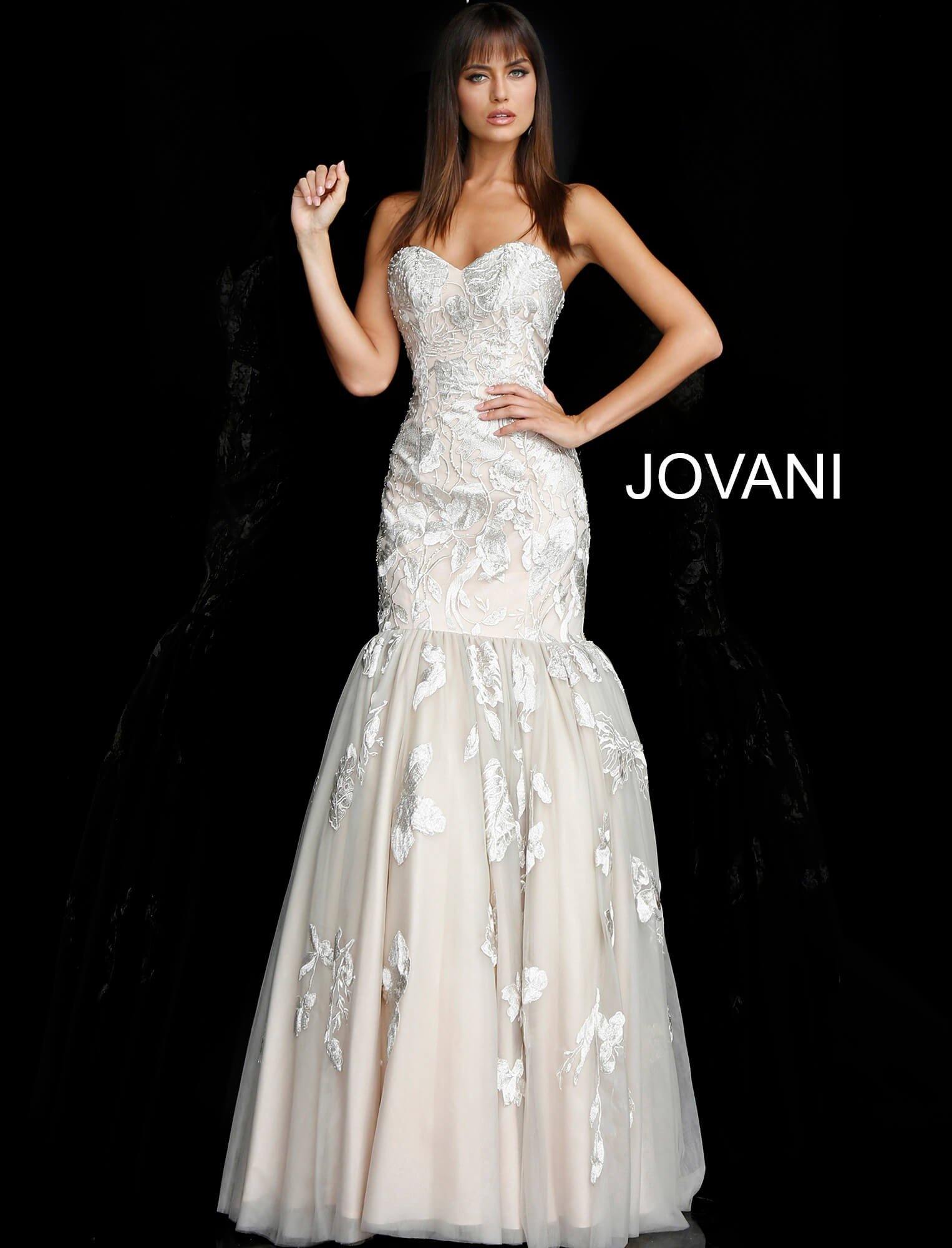 Jovani Long Wedding Dress JVN55706 - The Dress Outlet