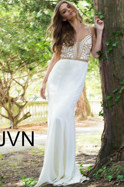 Jovani Long Bridal Dress JVN60606 - The Dress Outlet
