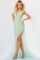 Jovani 63405 Sleeveless V-Neck Open Back Long Dress