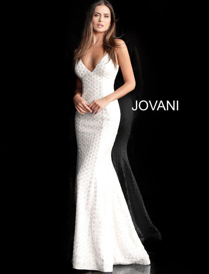Jovani Long Fitted Wedding Dress JVN63456 - The Dress Outlet