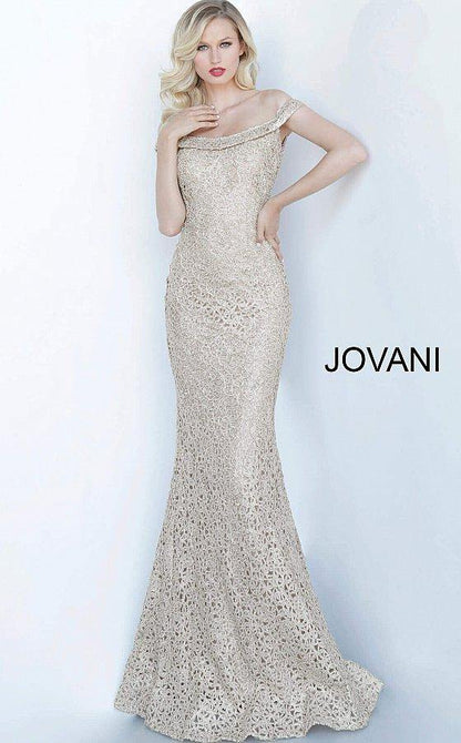 JVN By Jovani Long Off Shoulder Prom Dress JVN63815 - The Dress Outlet Jovani