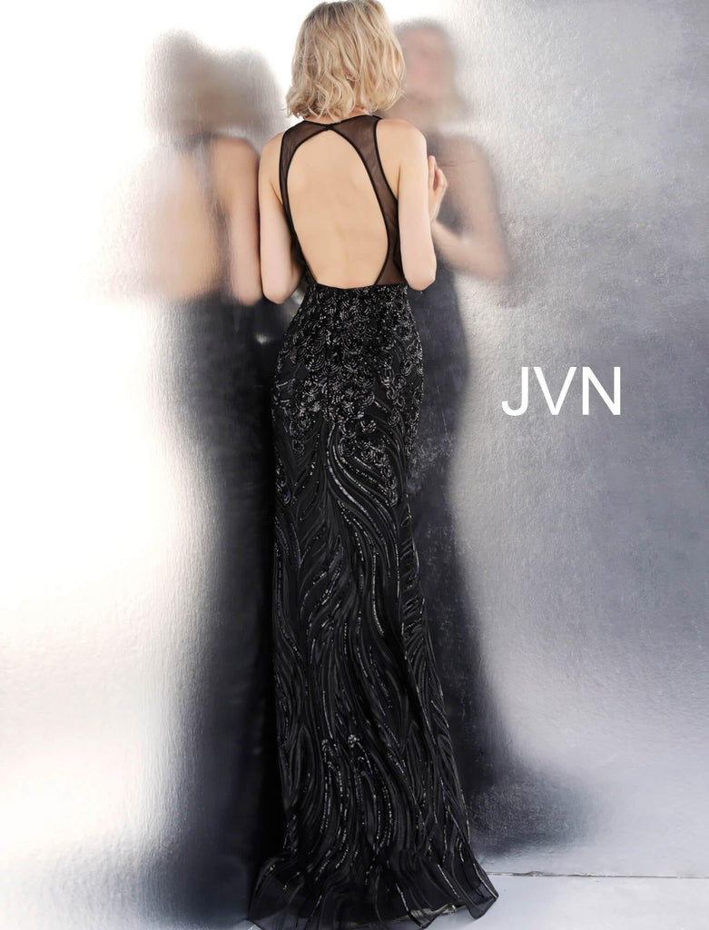 Gold Jovani 66261 Long Sleeveless Formal Prom Dress for 275.99 The
