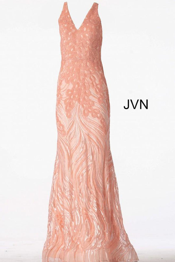 Gold Jovani 66261 Long Sleeveless Formal Prom Dress for $275.99 – The ...