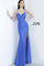 JVN By Jovani Long Formal Prom Dress JVN66714 Royal - The Dress Outlet Jovani