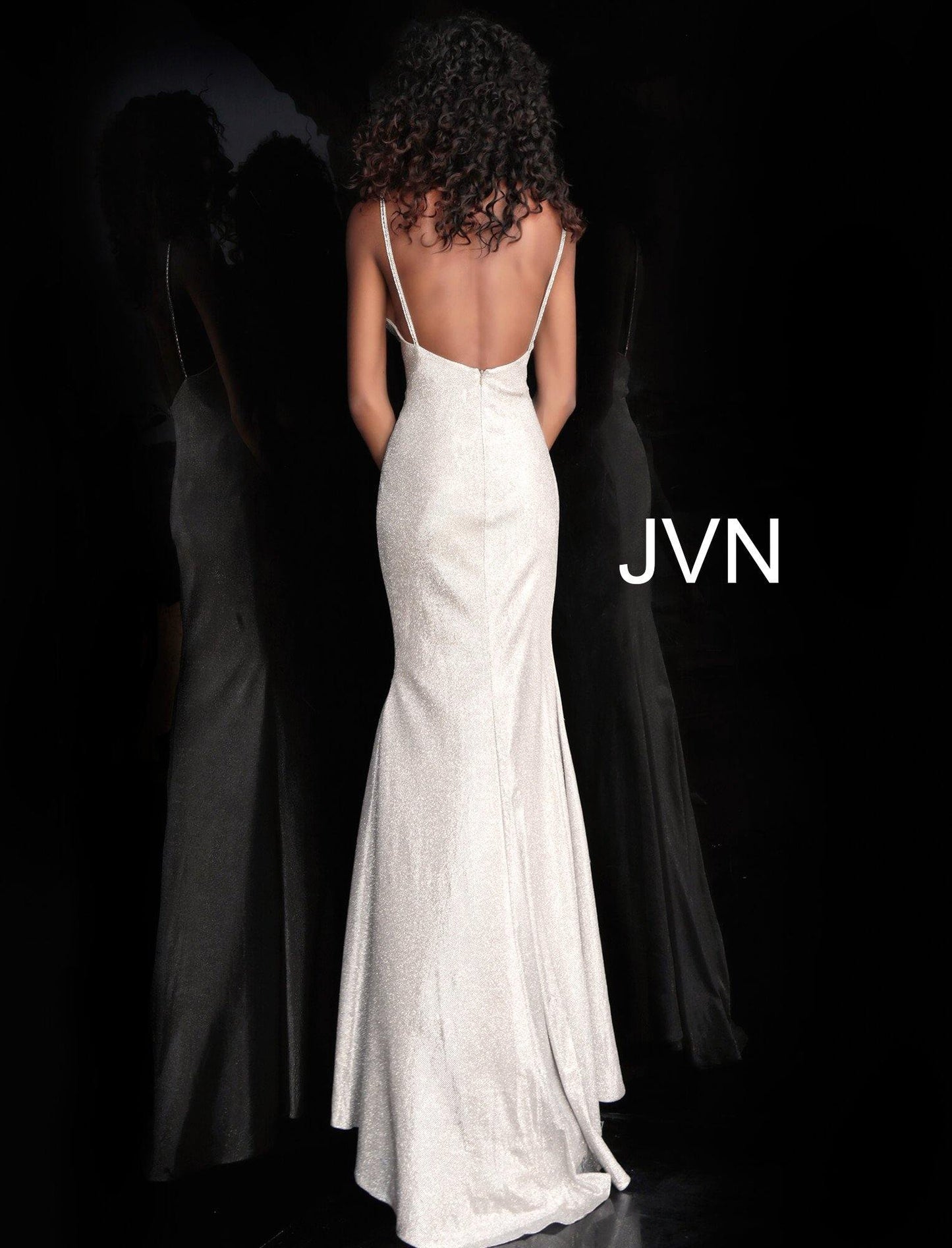 JVN By Jovani Long Formal Prom Fitted Dress JVN67102 - The Dress Outlet Jovani