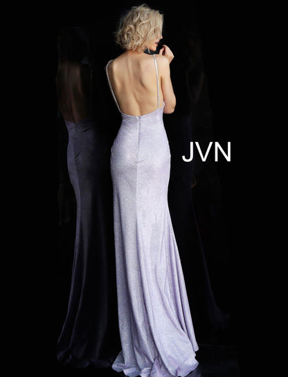 JVN By Jovani Long Formal Prom Fitted Dress JVN67102 - The Dress Outlet Jovani