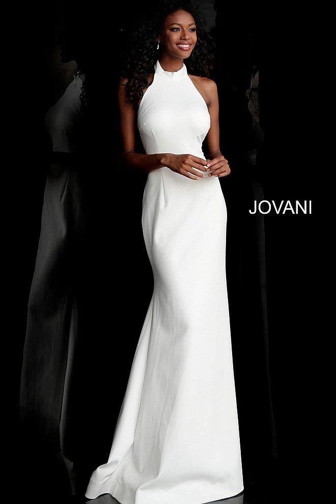 JVN by Jovani Long Wedding Dress JVN67661 Ivory - The Dress Outlet Jovani